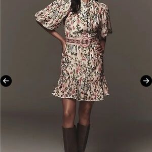 FARM Rio x Loverly Grey Short Sleeve Mini Dress